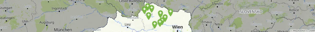 Kartenansicht für Apotheken-Notdienste in der Nähe von Ludweis-Aigen (Waidhofen an der Thaya, Niederösterreich)